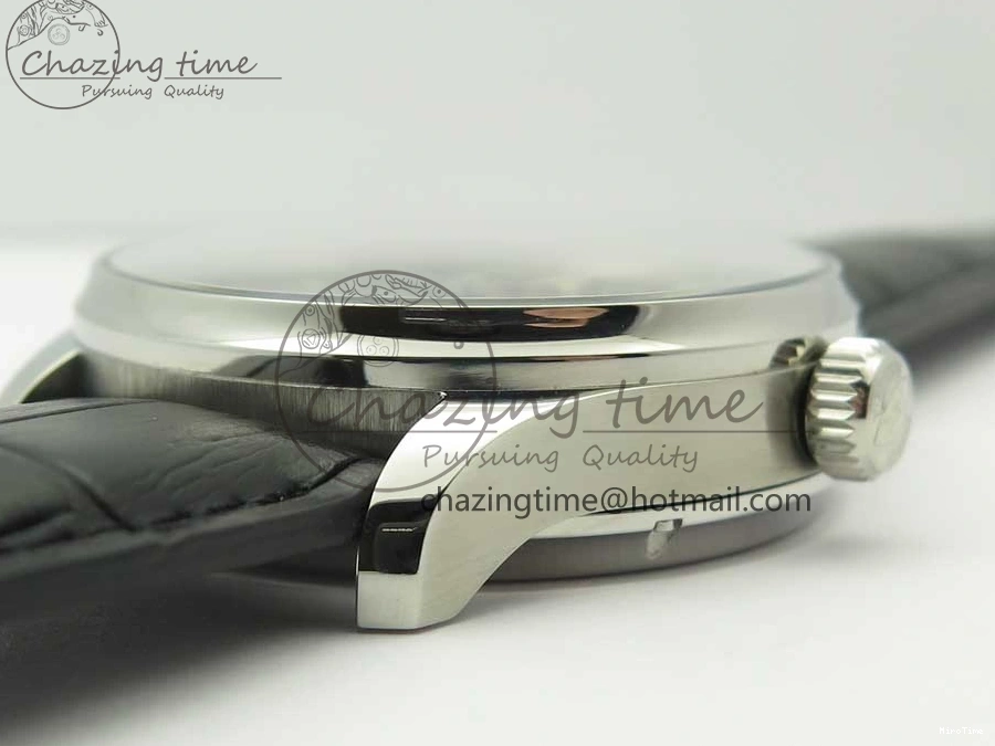 MIROTIME 0809 Portuguese Tourbillon IW5046 SS ZF Best Edition Gray Dial on Black Leather Strap SunProtective 7147